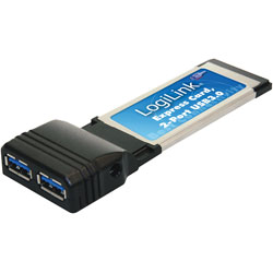 LogiLink® PC0055 Express Card Interface Card USB 3.0 2x