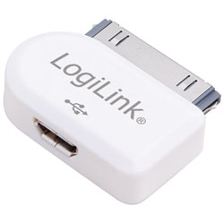 LogiLink® AA0019 Apple Dock Adaptor to Micro USB for iPad, iPhone, iPod