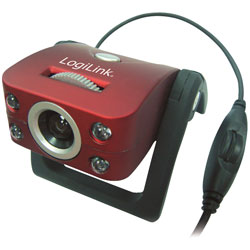 LogiLink® UA0067 Webcam USB With LED & Microphone
