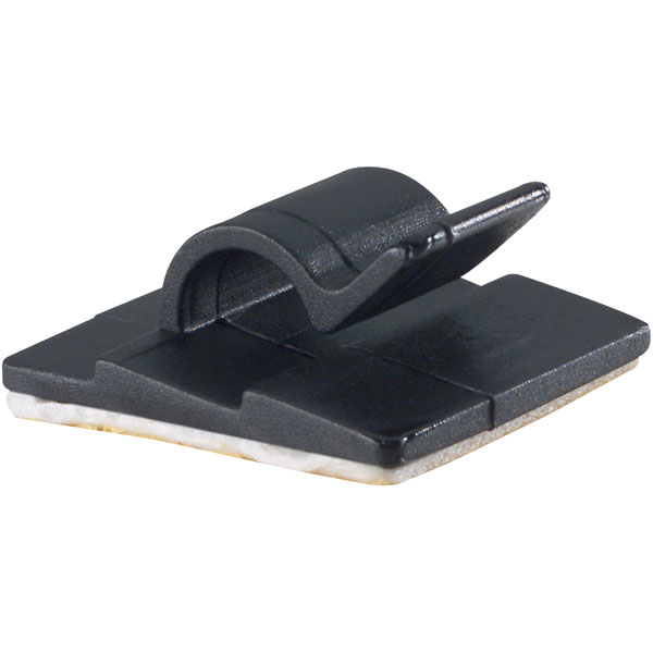  5431-SW Self-adhesive Cable Clip 4.5mm - Black