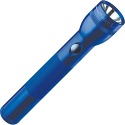 Mag-Lite® S2D116 2 Cell D Flashlight - High Intensity Krypton Lamp - Blue