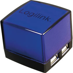 LogiLink® UA0116 USB 2.0 HUB 4-Port Illuminated Black