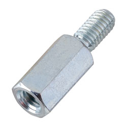 PB Fastener S48050X15 Zinc Plated Steel M/F Spacers M5 x 15mm Pack Of 10