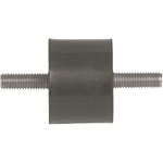 PB Fastener 100730 Threaded Buffer Outer/Outer Thread M6 25 x 25mm - Black
