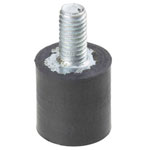 PB Fastener 111435 Threaded Buffer Outer Thread M4 15 x 15mm - Black