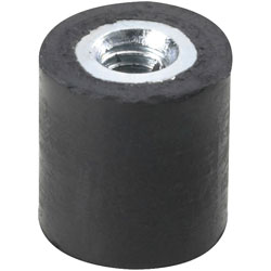 PB Fastener 100583 Threaded Buffer M6 25 x 25mm - Black