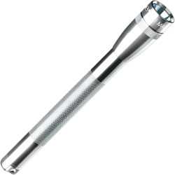 Mag-Lite® M3A106 Mini Mag-Lite® 2 AAA Krypton Lamp Flashlight - Silver