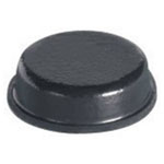 PB Fastener BS-34-CL-R-12 Clear PU Rubber Foot 9.5 x 3.2mm - Pack Of 12