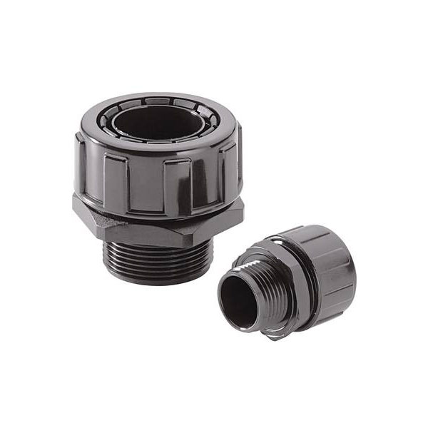 LAPP 55502444 MPC M20.2 GY SILVYN Hose Coupling Straight PA6 22 mm...