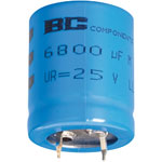 Vishay 2222 056 46223 22000µF ±20% 25V 85°C Snap-In Alum Elec Capacitor