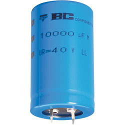 Vishay 2222 058 58102 1000µF ±20% 63V 105°C Snap-In Alum Elec Capacitor