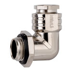 LappKabel 52107810 SKINDICHT® RWV-M16x1.5 Brass Angled Screwed Gland Silver