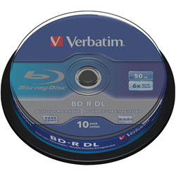 Verbatim 43746 BD-R DL 50GB 6x - Pack Of 10