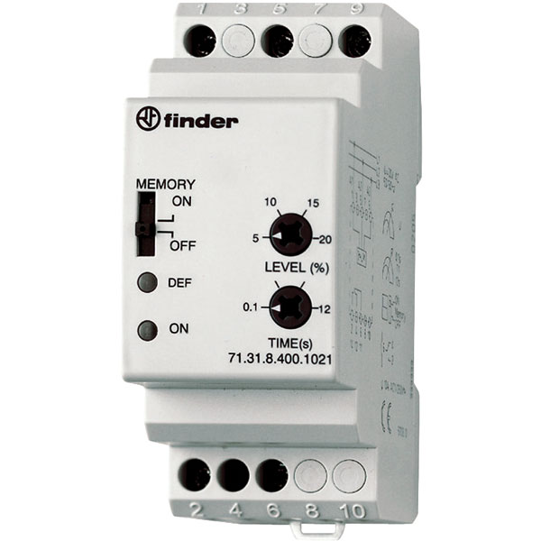 Finder 71.31.8.400.1021 10A Line Monitoring Relay 3 Phase 400V SPDTCO