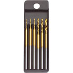 RoNa 812154 Mini Super TiN Drill Set 0.6/0.8/1.0/1.3/1.5/2.0mm - 6 Piece