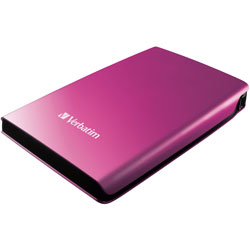 Verbatim 53025 Store 'n' Go USB 3.0 Portable Hard Drive 500GB Hot Pink