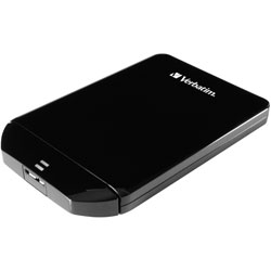 Verbatim 53090 Store 'n' Go USM Portable Hard Drive + USB3.0 Cable 500GB - Black