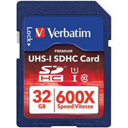 Verbatim 49192 UHS-I SDHC Card 32GB - Class 10