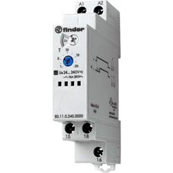 Finder 80.11.0.240.0000 16A Monofunction Modular Timer SPDT-CO 400VAC