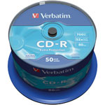 Verbatim 43351 CD-R Extra Protection 52x 700MB - Pack Of 50