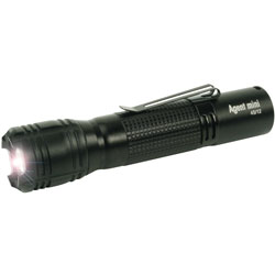 Ansmann 1600-0033 Agent Mini 50lm Digital White 1W LED Flashlight Torch - Black