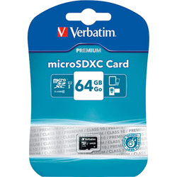 Verbatim 44014 microSDXC Class 10 64GB
