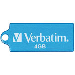 Verbatim 47425 Micro USB Drive 8GB - Caribbean Blue