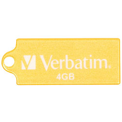 Verbatim 47422 Micro USB Drive 8GB - Sunkissed Yellow