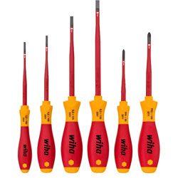 Wiha 3201K6 35389 SoftFinish® Electric slimFix Slot/ PH Screwdriver Set - 6pc