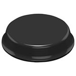 3M™ Bumpon™ SJ 5744 Black Polyurethane Rubber Foot 19mm x 4mm - Single