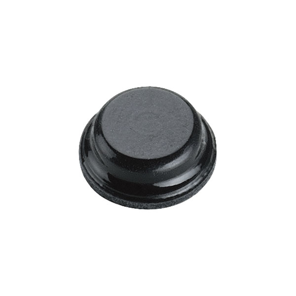 ™ Bumpon™ SJ 5076 Black Polyurethane Rubber Foot 8mm x 2.8mm - Single