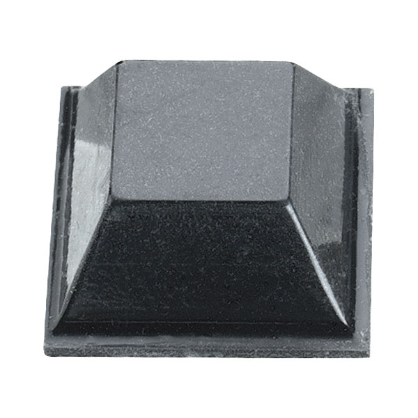 ™ Bumpon™ SJ 5018 Black Polyurethane Rubber Foot 12.7mm x 5.8mm - Single