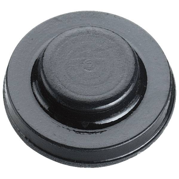 ™ SJ6115 Bumpon Black Polyurethane Rubber Foot 15.9mm x 4.7mm - Single