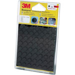 3M™ SJ 5012 MPBB Bumpon Black Polyurethane Rubber Foot 12.7mm x 3.5mm - 56pc