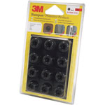 3M™ SJ 5009 MPBB Bumpon Black Polyurethane Rubber Foot 22.3M™m x 10.1mm - 12pc