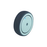 Blickle 574186 TPA 80/8K-FK Polypropylene Wheel Rubber Tread - Wheel Ø 80mm