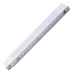 Wiha 410 1000 27062 Longlife Folding Metre Rule - 1m - Metric - 10 Piece - White