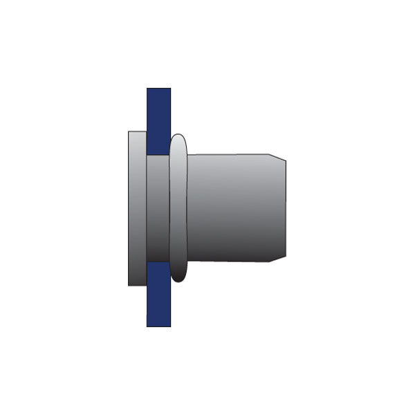 Bralo 301106009 Cylindrical Large Head Insert Nut M6 14.5mm - Pack...