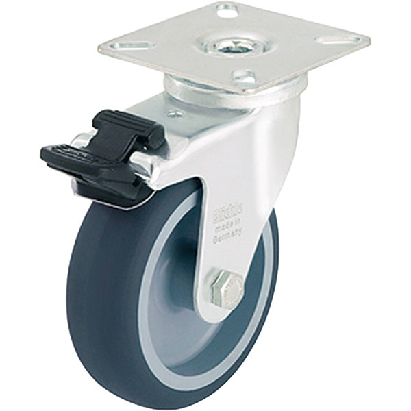 Blickle 605550 LE-TPA 102G-FI Pressed Steel Swivel Head - Wheel Ø ...