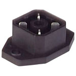 Hirschmann 932 092-106 G 4 A 5 M Surface Mounted Blade Connector 4P Grey