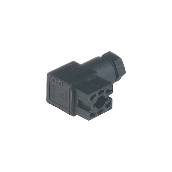  932 448-100 GO 60 WF Cable Socket with PG 7 Cable Gland 6P Black