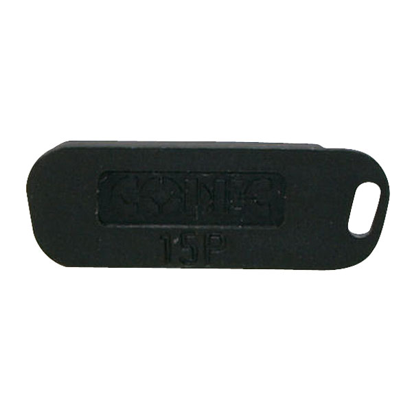 Conec 160X10459X Protective Cover D-SUB for 15 Pin Socket Black Pl...