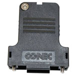 Conec 165X14519XE D-Sub Housing 15 Pins Black Short Screw M3