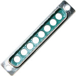 Conec 3008W8PXX99A10X D-SUB-High Current-COMBI Plug without Contacts 8 Pin