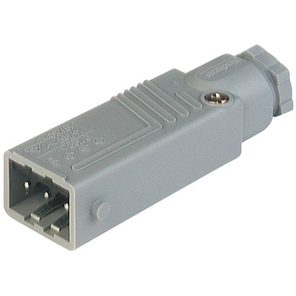  932 143-106 STAS 3 N ST PG 11 Cable Plug 3 + PE Grey