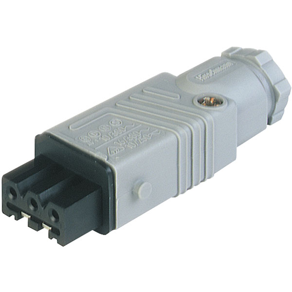  932 140-106 STAK 3 N PG 11 Cable Socket 3 + PE Grey