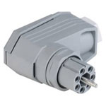 Hirschmann 932 632-106 N11R FF NR PG 11 R/A Cable Socket 11 + PE Grey