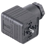 Hirschmann 931 236-100 GDM 2009 J Right-angle Connector Black 2 + PE PG9