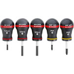 Facom AT.J5PB Protwist Stubby Screwdriver Set - 5 Piece
