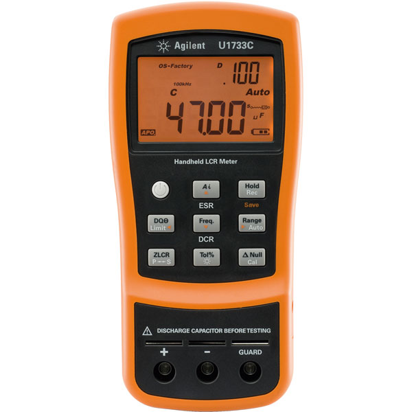 Keysight Technologies U1733C Handheld LCR Meter Rapid Online